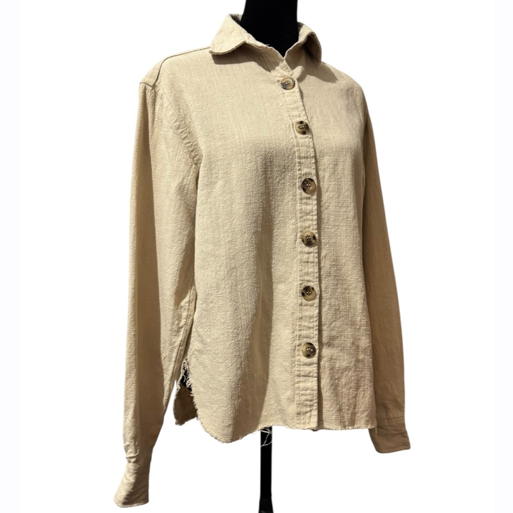 Sammy Robinson x Princess‎ Polly Linen Blend Shirt Size 6 - Picture 3 of 8